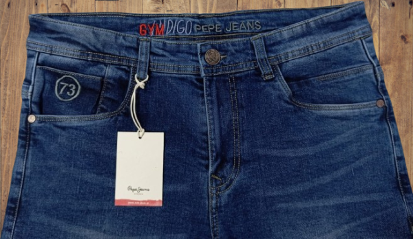 Pepe Jeans Pant Deep Blue Premium Quality Collection - Image 2